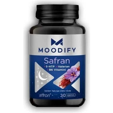 Moodify Sleep Aid,5-Htp,Valerian,B6 30 Kapsül